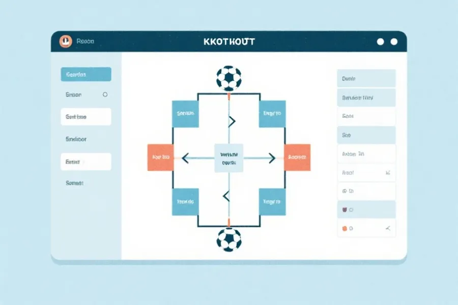 淘汰赛对阵图示意